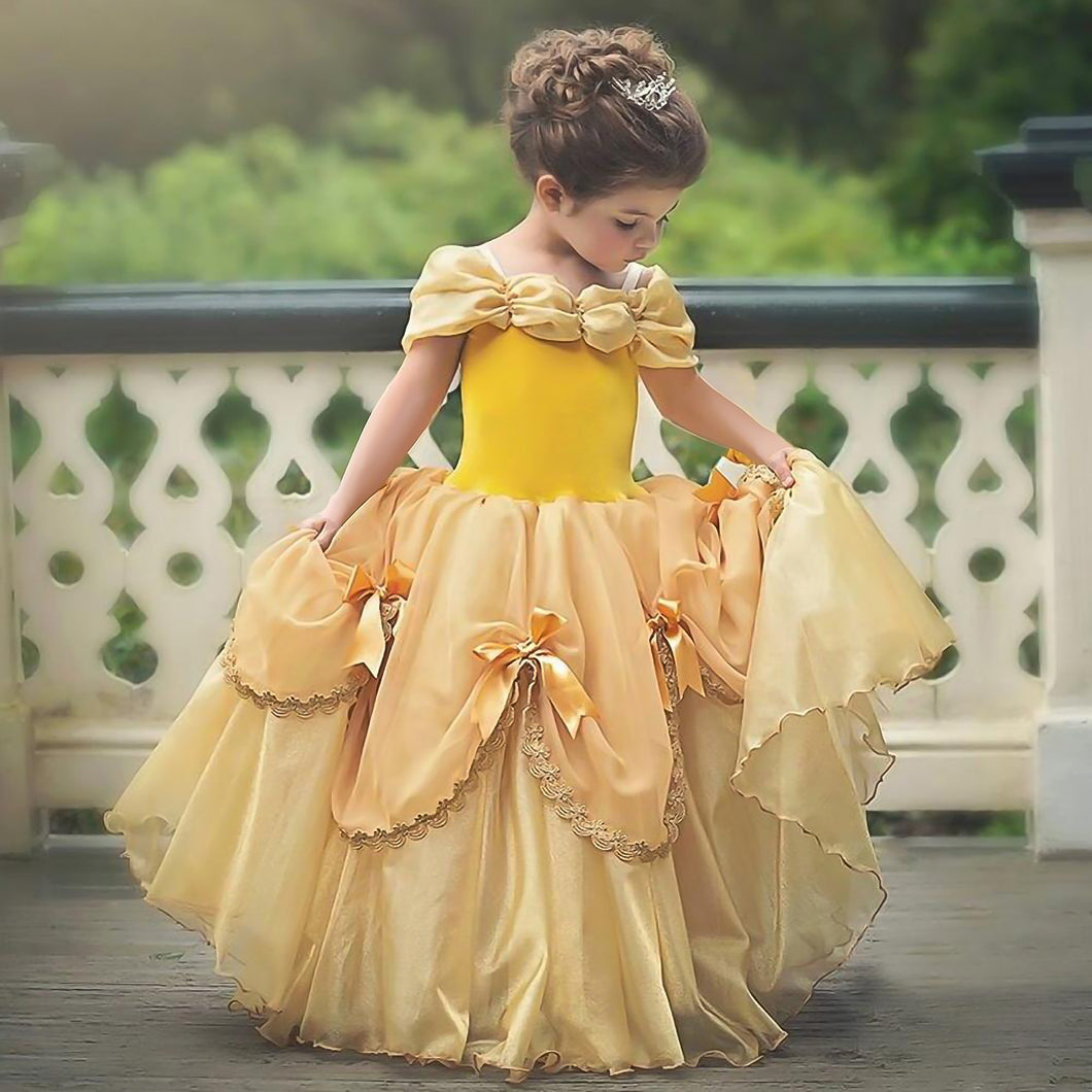 Buy Disney Princess Belle Inspired Dress, Birthday, Prom, Wedding, Age 3 up  to 12 Yrs Online in India - Etsy